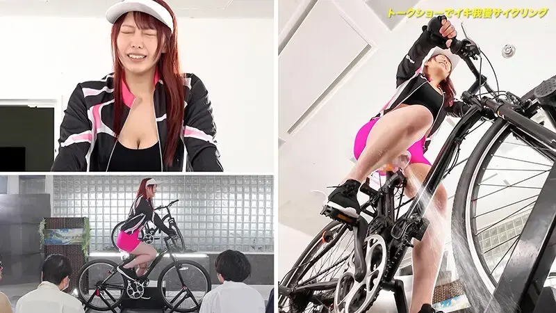 人気 AV 女優が挑戦！オシッコ我慢潮吹きアクメ自転車がイクッ！弥生みづき 咲野瑞希