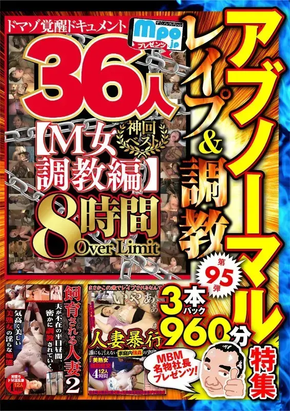 絶対に見て欲しい！！MBM山口社長が厳選した今月のお薦め3本セット 第95弾【MBM-380/MBM-377/MBM-387】 レ●プ＆調教 アブノーマル特集